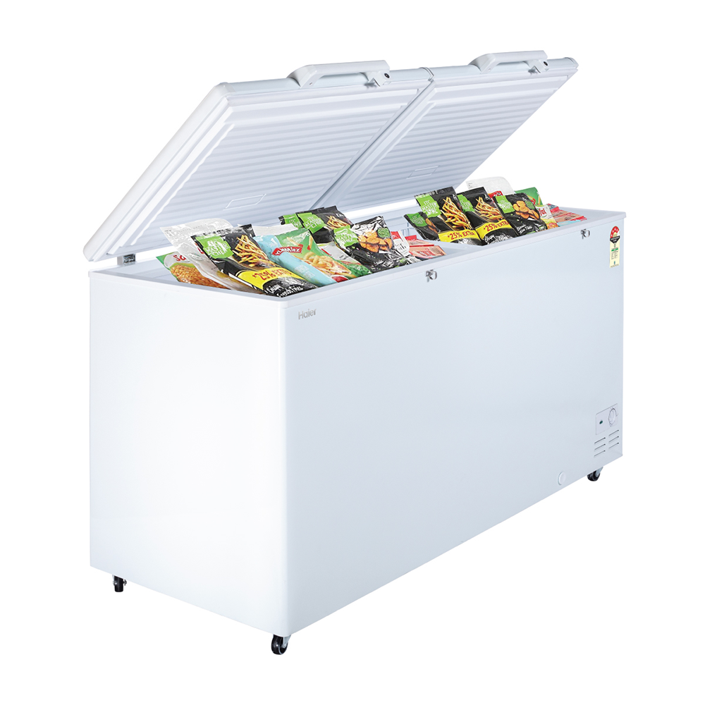 Haier 788 Ltr Double door- White Colour Convertible Hard top Freezer